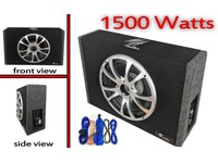 slimline subwoofer with built in amp